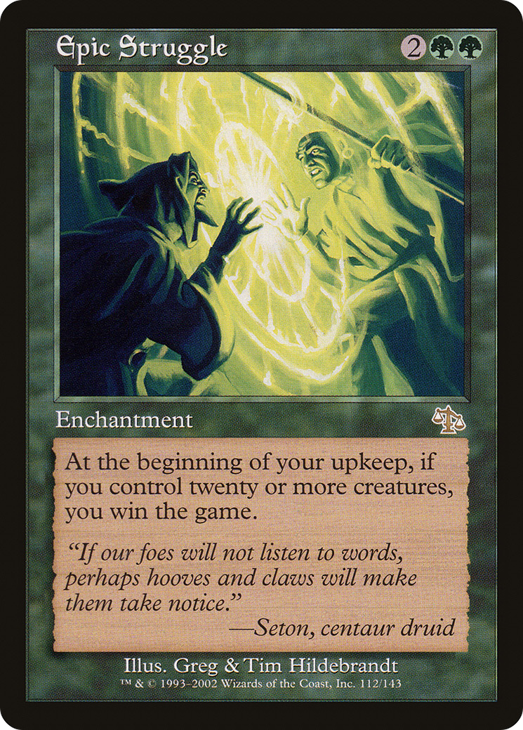 {R} Epic Struggle (Foil) [Judgment] [JUD 112]