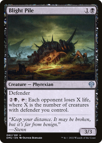 {C} Blight Pile [Dominaria United][DMU 082]