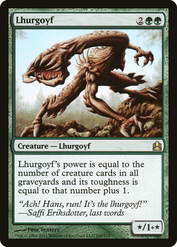 {R} Lhurgoyf [Commander 2011][CMD 165]