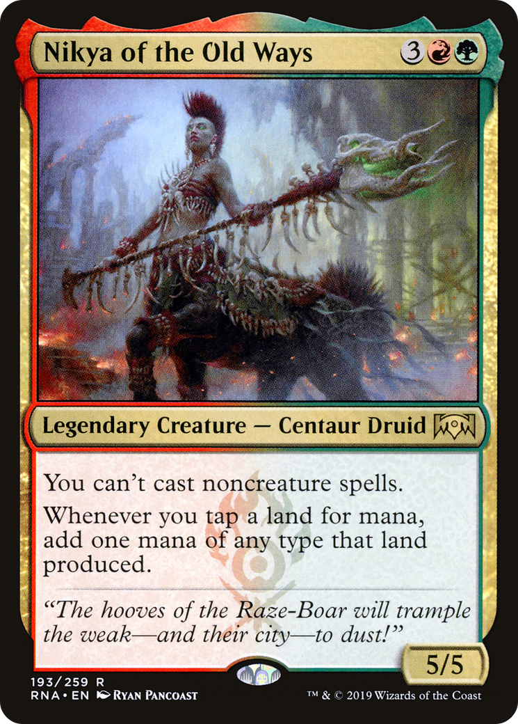 {R} Nikya of the Old Ways [Ravnica Allegiance][RNA 193]