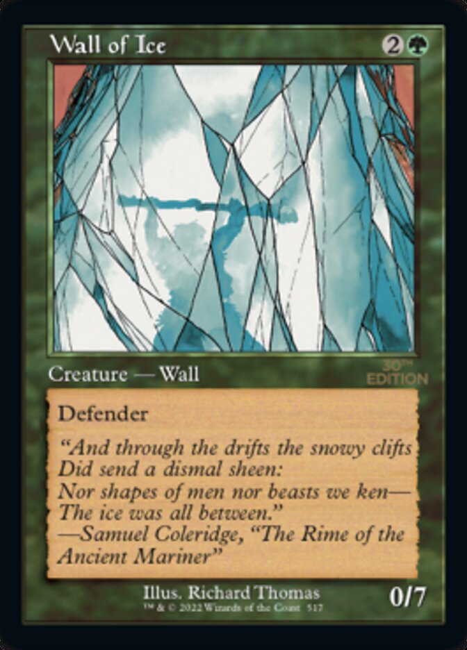 {C} Wall of Ice (Retro) [30th Anniversary Edition][30A 517]