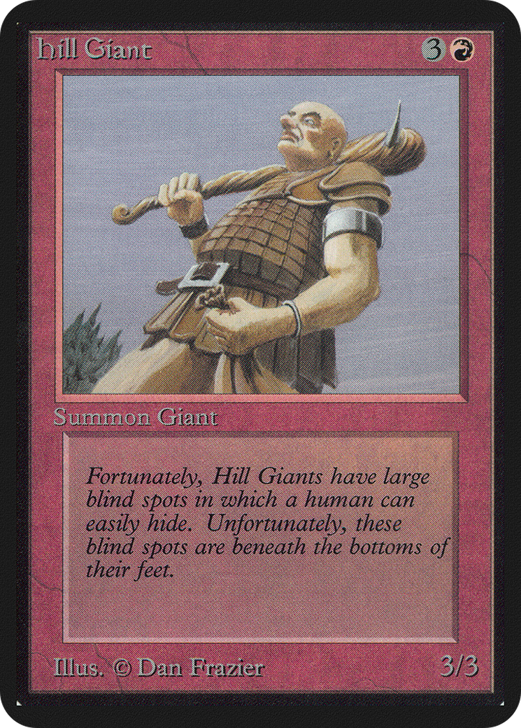 {C} Hill Giant [Alpha Edition][LEA 157]