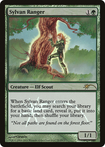 {R} Sylvan Ranger [Wizards Play Network 2011][PA WP11 070]