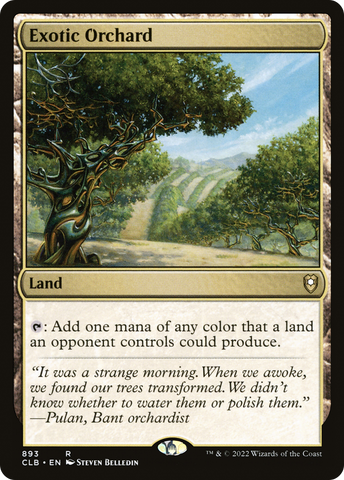 {R} Exotic Orchard [Commander Legends: Battle for Baldur's Gate][CLB 893]