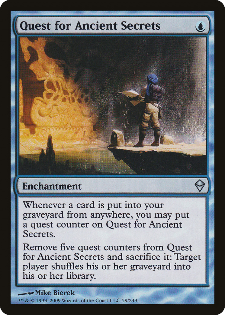 {C} Quest for Ancient Secrets [Zendikar][ZEN 059] - Misty Mountain Games
