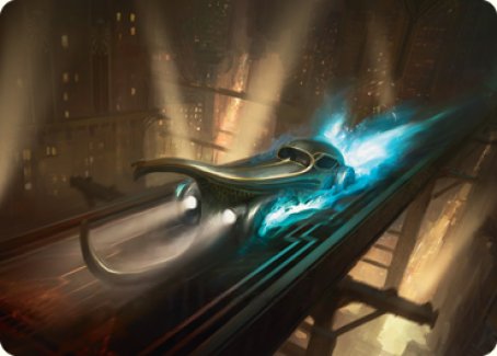 {A} Run Out of Town Art Card [Streets of New Capenna Art Series][ASNC 013]