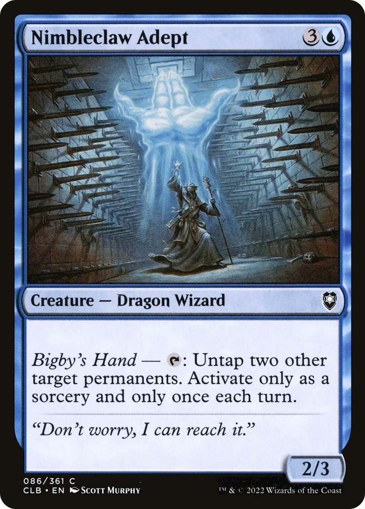 {C} Nimbleclaw Adept [Commander Legends: Battle for Baldur's Gate][CLB 086]