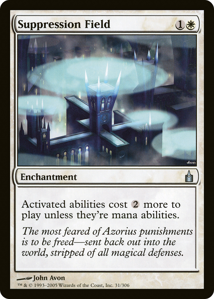 {C} Suppression Field [Ravnica: City of Guilds][RAV 031] - Misty Mountain Games