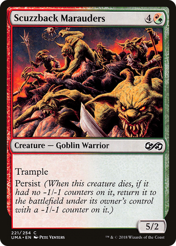 {C} Scuzzback Marauders [Ultimate Masters][UMA 221]