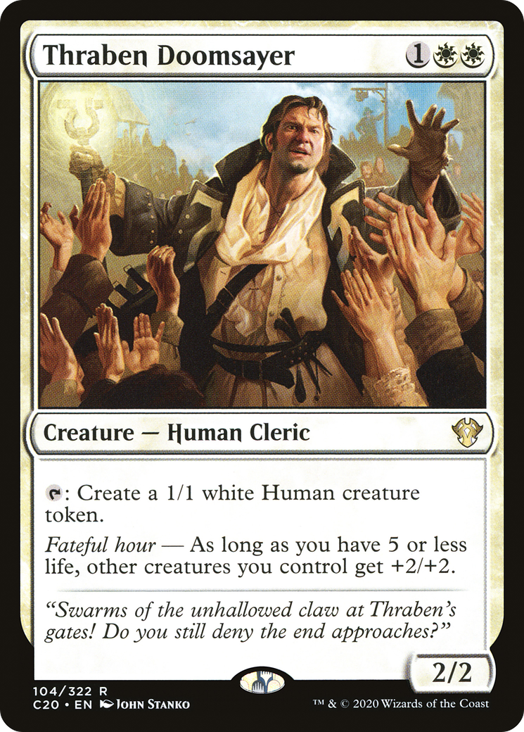 {R} Thraben Doomsayer [Commander 2020][C20 104]