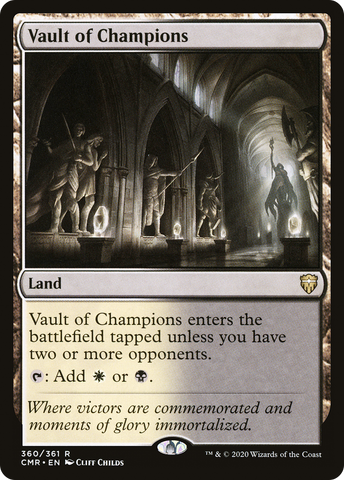 {R} Vault of Champions [Commander Legends][CMR 360]