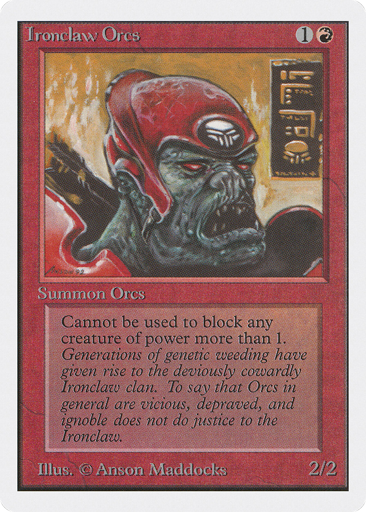 {C} Ironclaw Orcs [Unlimited Edition][2ED 160]