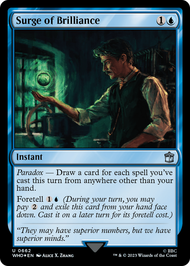 {C} Surge of Brilliance (Surge Foil) [Doctor Who][WHO 662]