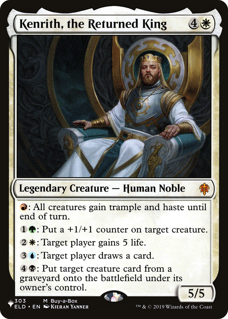 Kenrith, the Returned King [LIST 303/269]