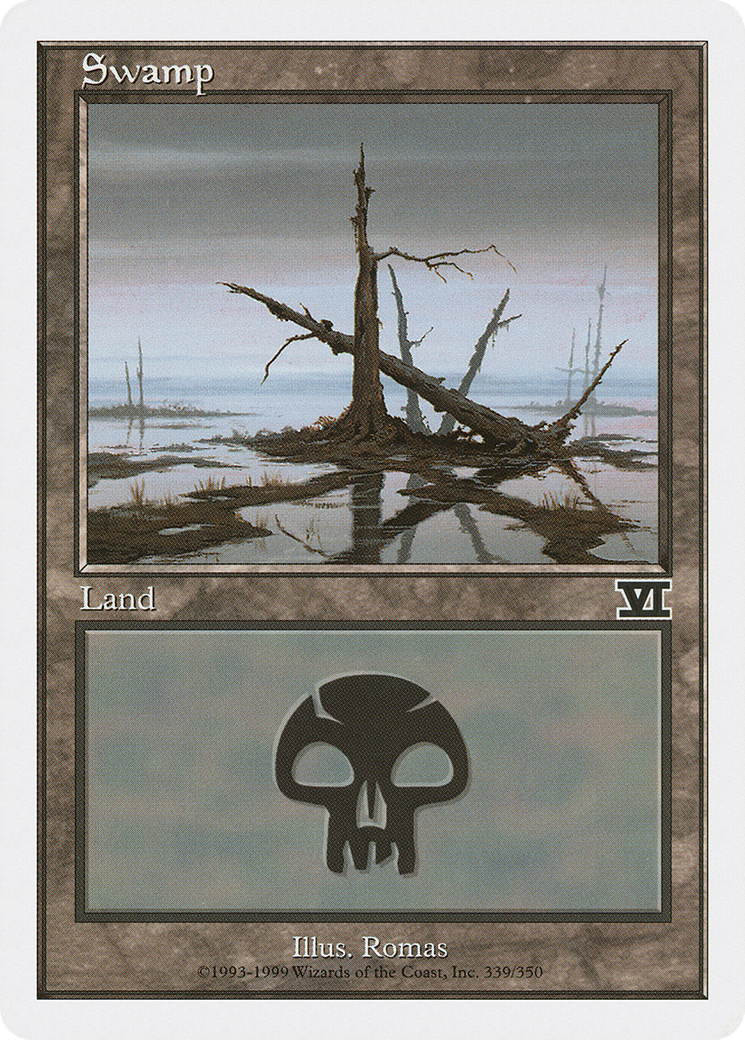 {B}[6ED 339] Swamp (339) [Classic Sixth Edition]