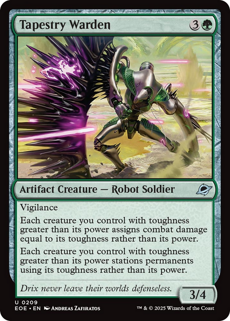 {@@ EOE C} Tapestry Warden [Edge of Eternities][EOE 209]