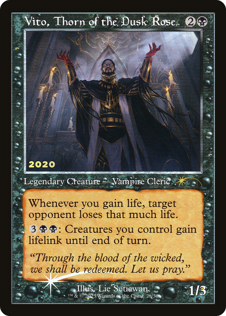 {R} Vito, Thorn of the Dusk Rose [30th Anniversary Promos][P30A 028]