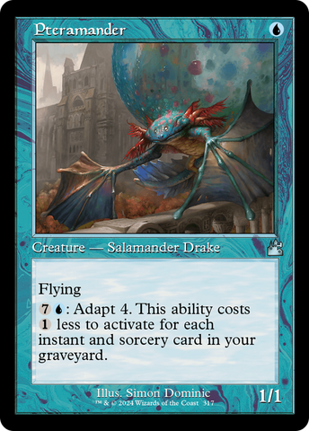 {C} Pteramander (Retro Frame) [Ravnica Remastered][RVR 317]