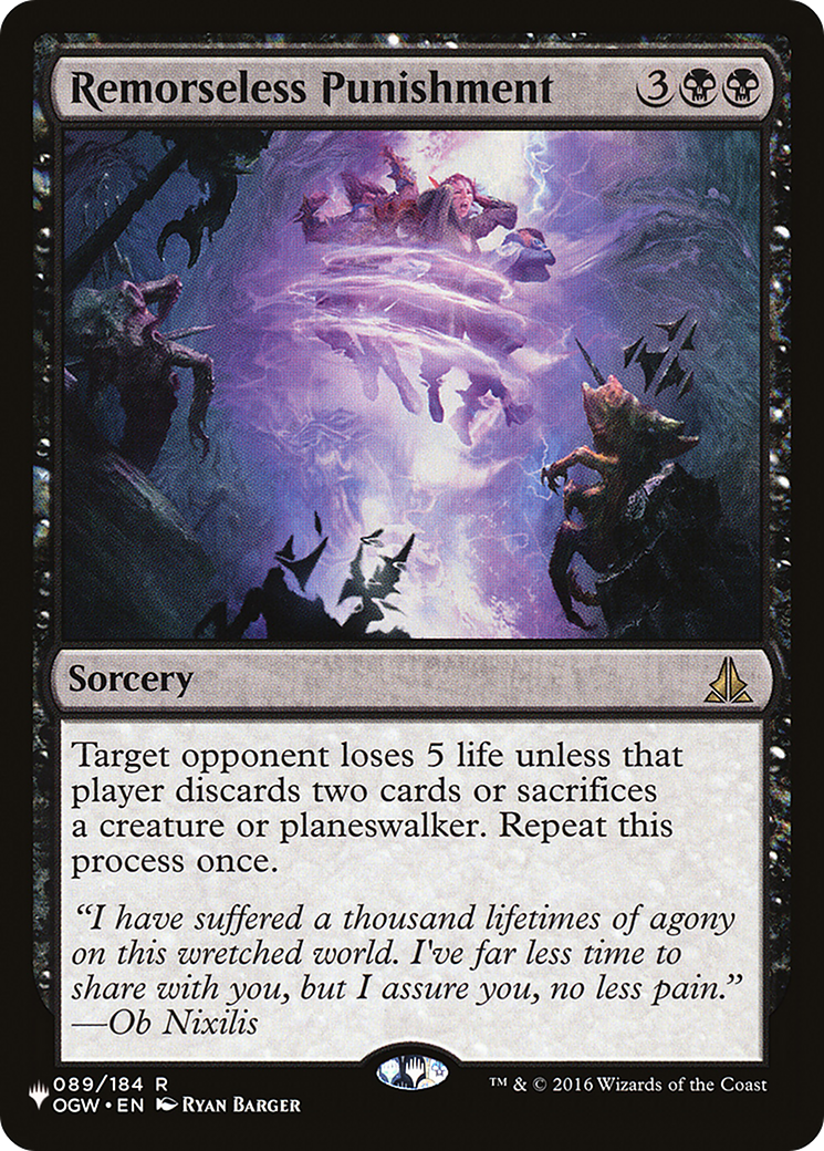 Remorseless Punishment [LIST OGW-89]