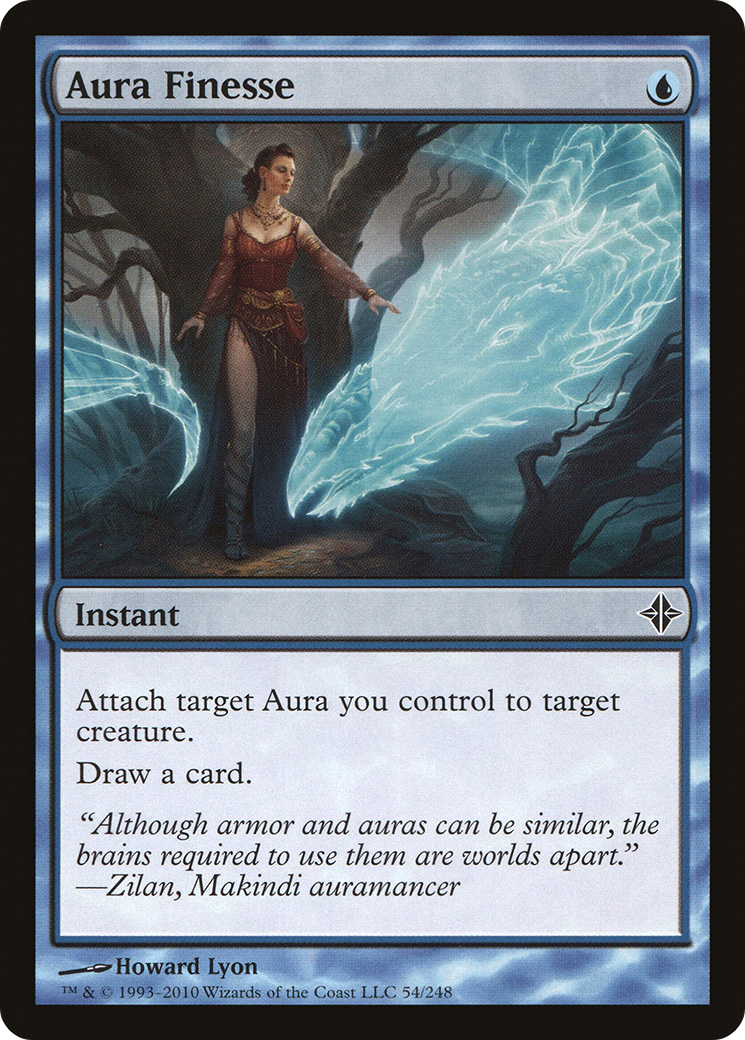 {C} Aura Finesse [Rise of the Eldrazi][ROE 054]