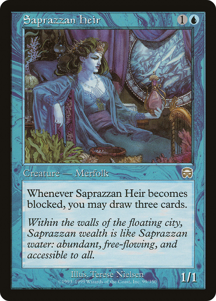 {R} Saprazzan Heir [Mercadian Masques][MMQ 099]