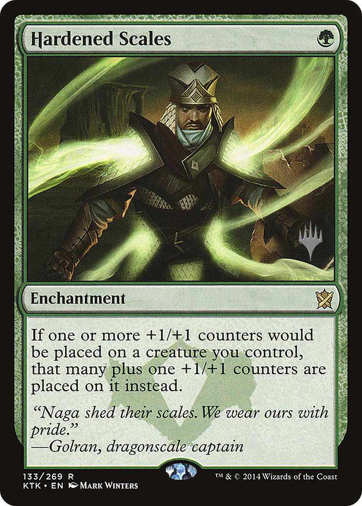 {R} Hardened Scales (Promo Pack) [Khans of Tarkir Promos][PP KTK 133]
