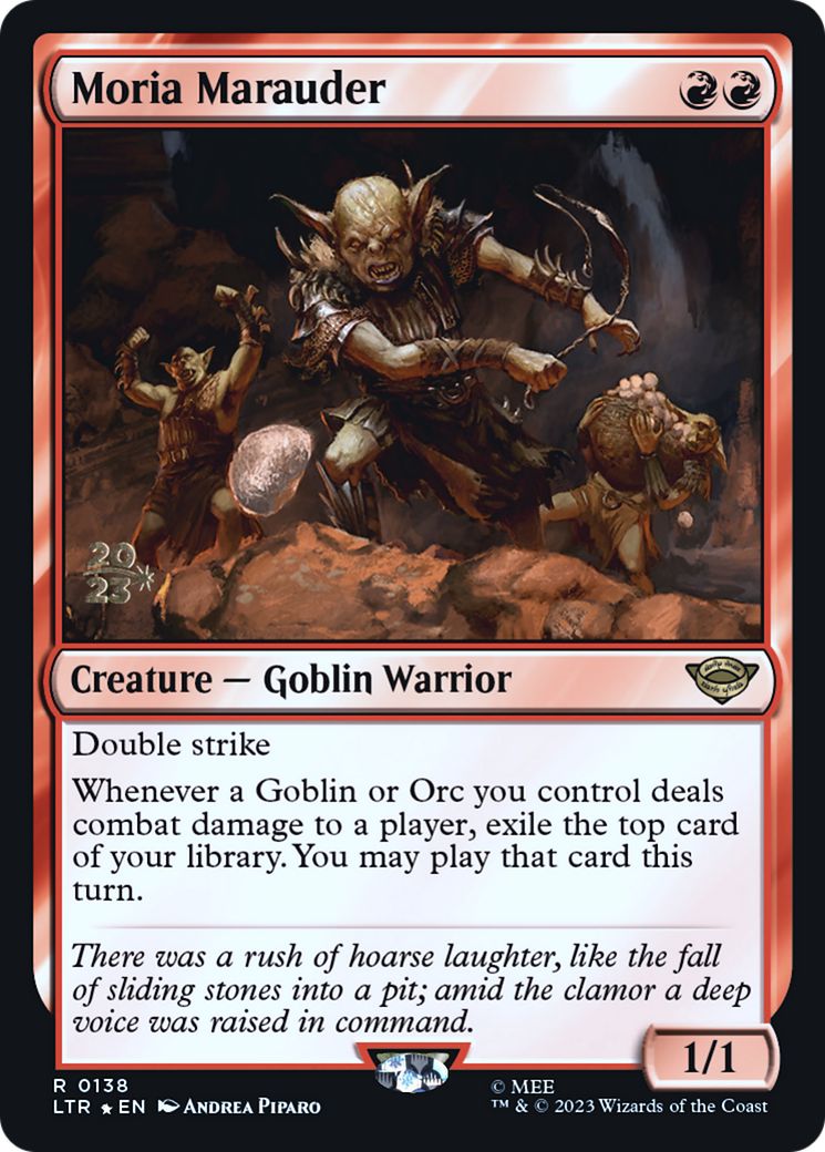 {R} Moria Marauder [The Lord of the Rings: Tales of Middle-Earth Prerelease Promos][PR LTR 138]