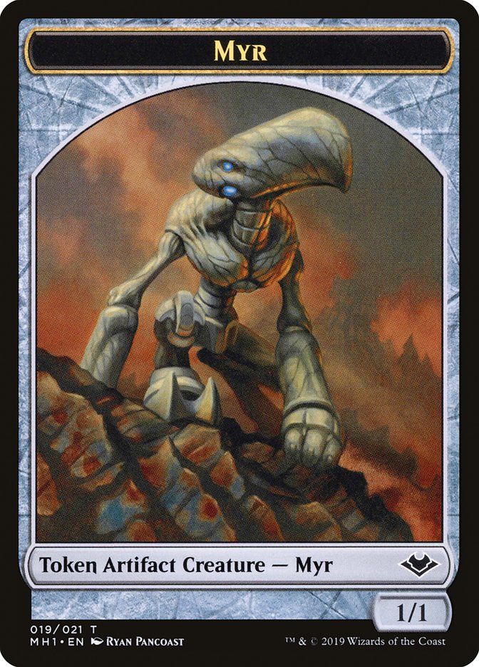 {T} Soldier (004) // Myr (019) Double-sided Token [Modern Horizons Tokens][TMH1 004]