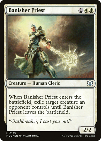 {C} Banisher Priest [March of the Machine Commander][MOC 173]
