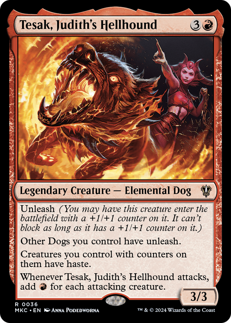 {R} Tesak, Judith's Hellhound [Murders at Karlov Manor Commander][MKC 036]