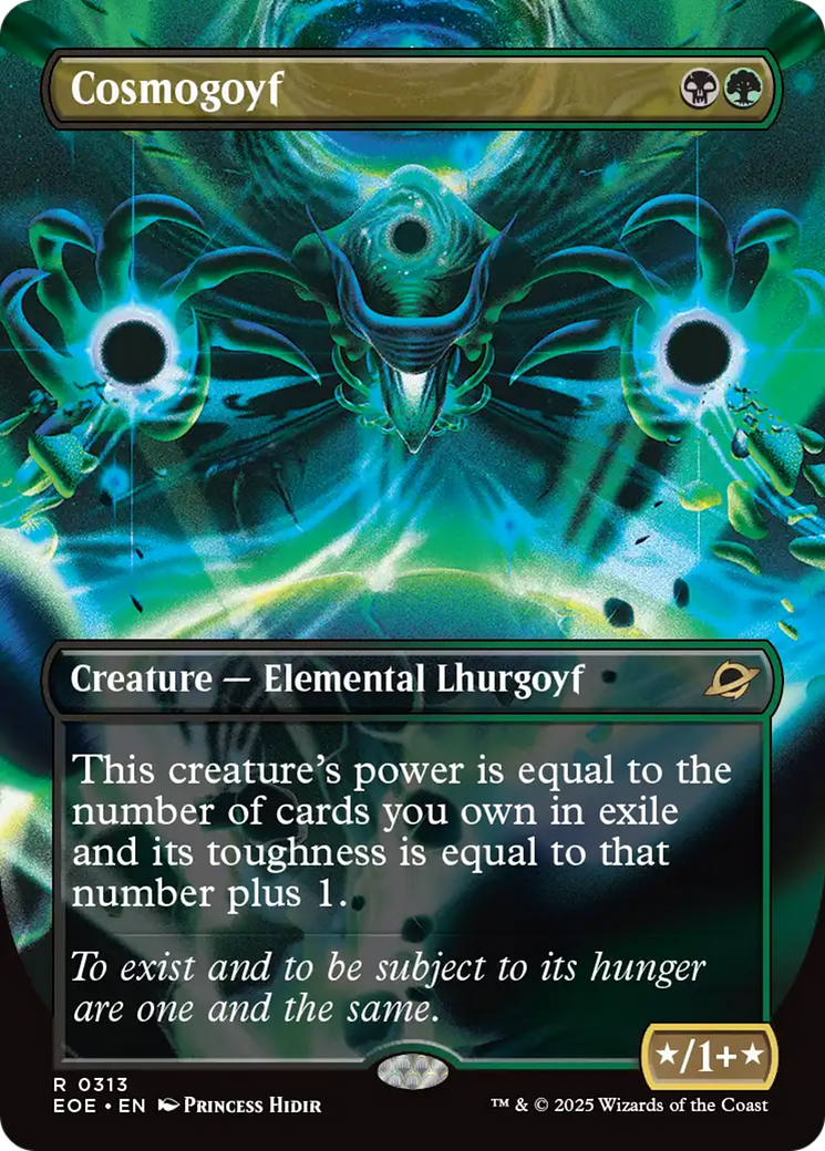 {@@ EOE R} Cosmogoyf (Borderless) [Edge of Eternities][EOE 313]