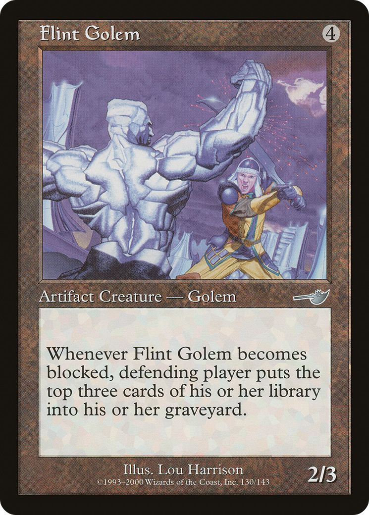 {C} Flint Golem [Nemesis][NEM 130]