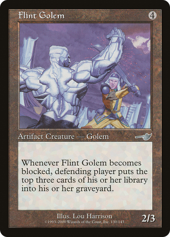 {C} Flint Golem [Nemesis][NEM 130]