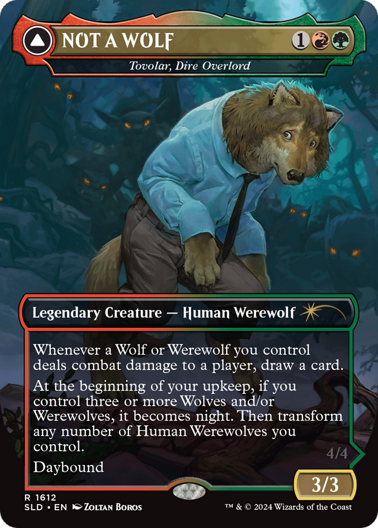 {R} NOT A WOLF - Tovolar, Dire Overlord [Secret Lair Drop Series][SLD 1612]