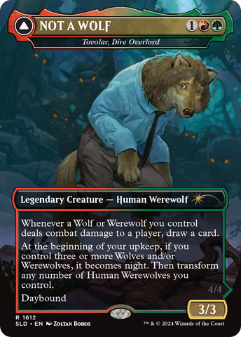 {R} NOT A WOLF - Tovolar, Dire Overlord [Secret Lair Drop Series][SLD 1612]