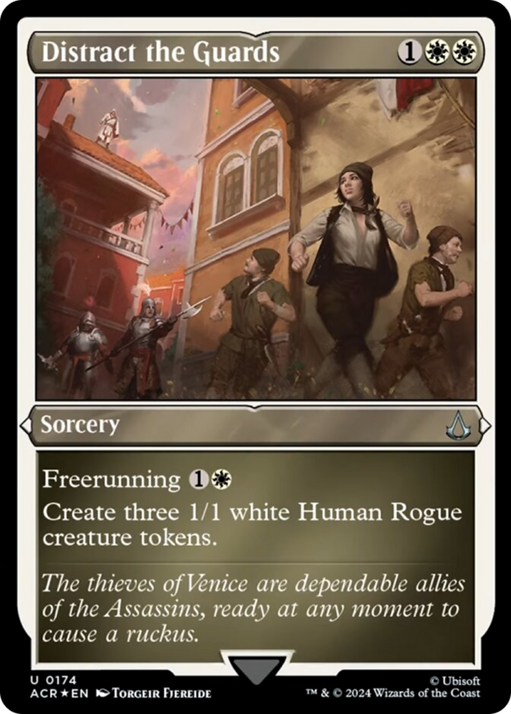 {C} Distract the Guards (Foil Etched) [Assassin's Creed][ACR 174]