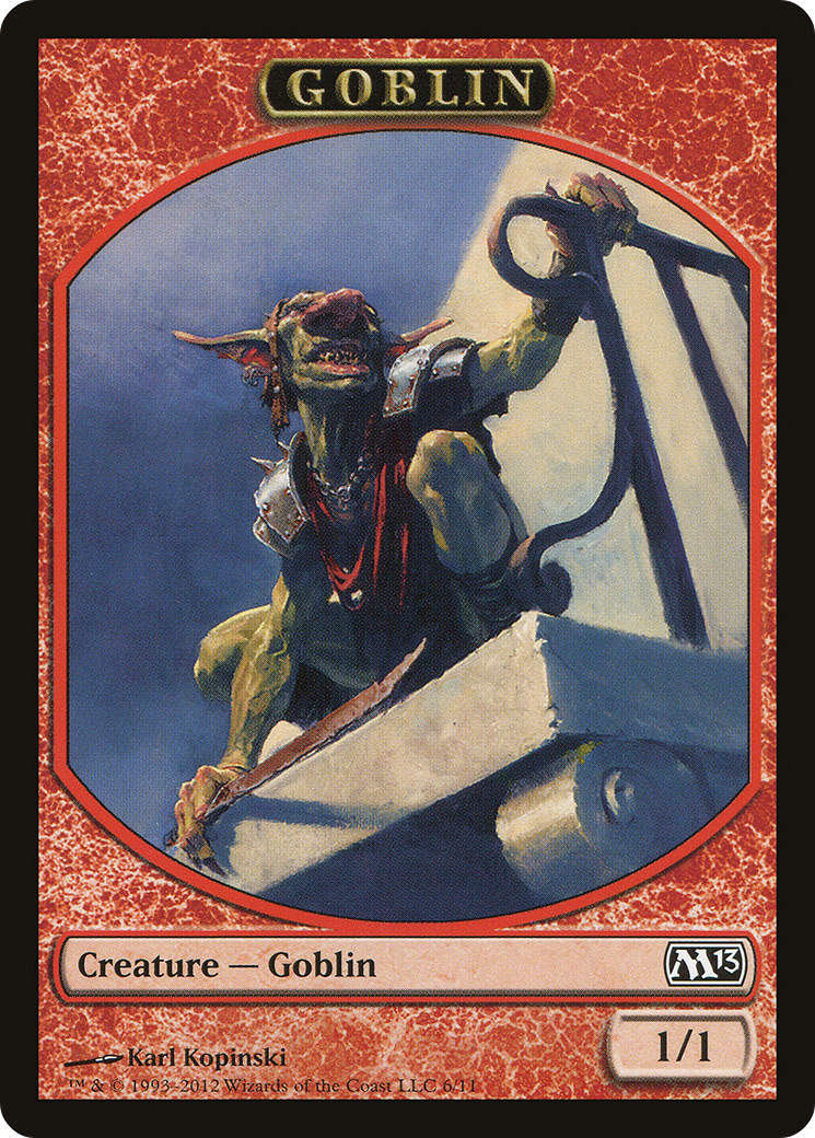 {T} Goblin Token [Magic 2013 Tokens][TM13 006]