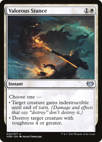 {C} Valorous Stance [Innistrad: Crimson Vow][VOW 042]