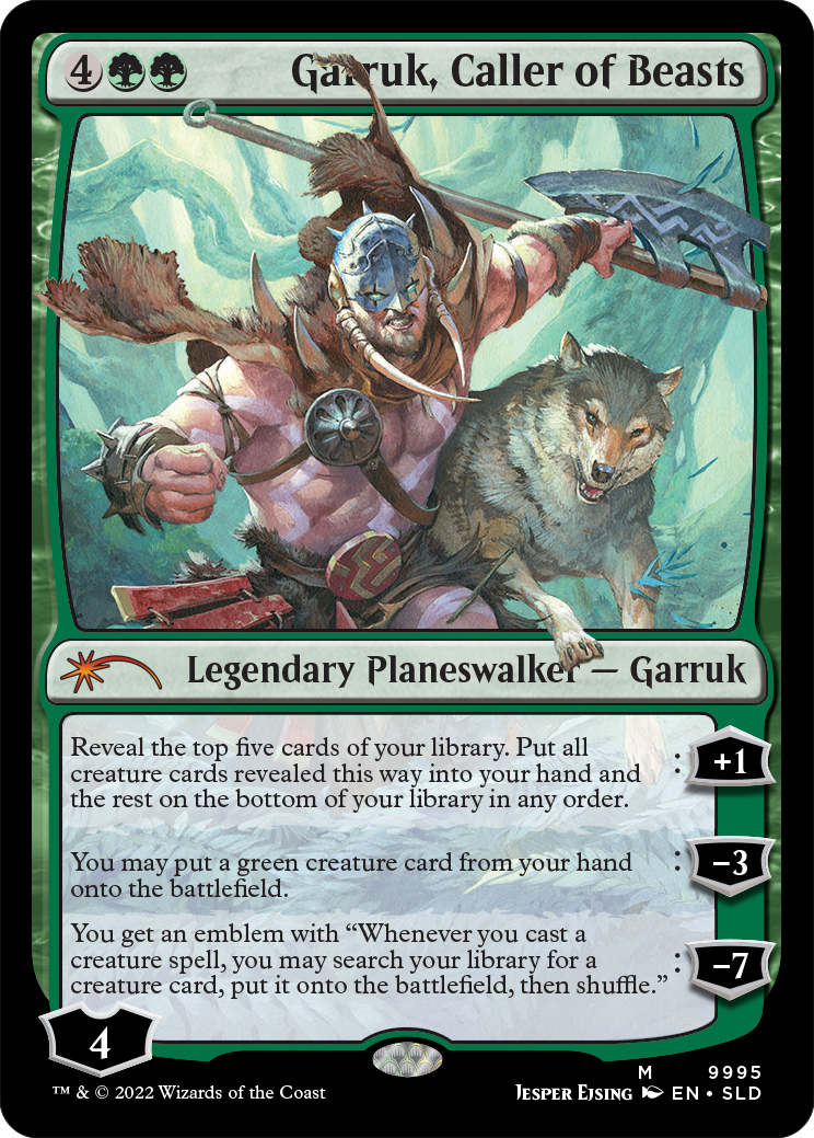 {R} Garruk, Caller of Beasts [Secret Lair Drop Series][SLD 9995]