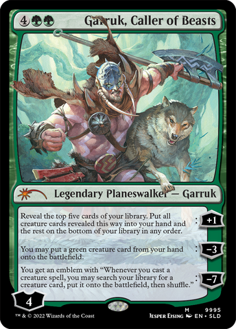 {R} Garruk, Caller of Beasts [Secret Lair Drop Series][SLD 9995]