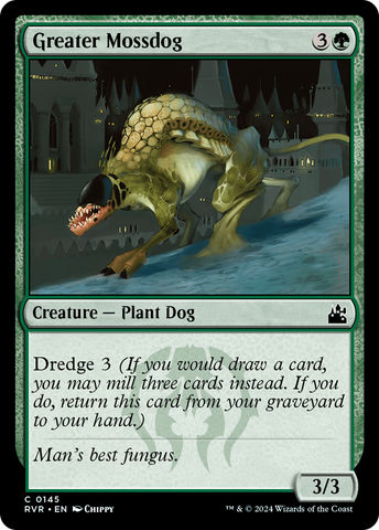 {C} Greater Mossdog [Ravnica Remastered][RVR 145]