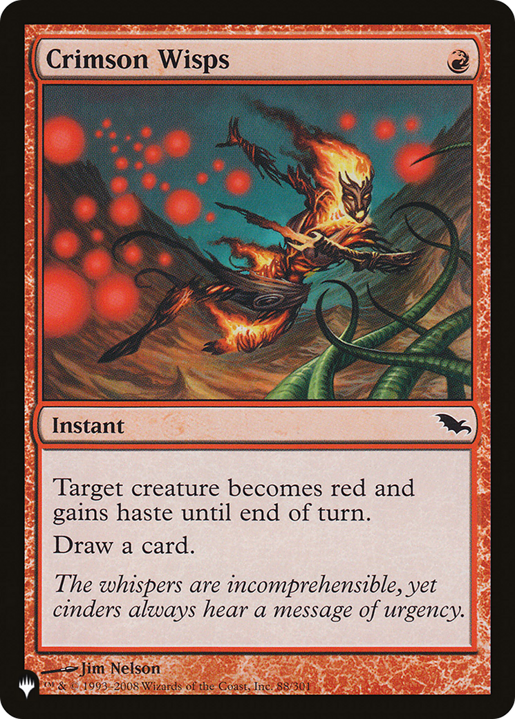 Crimson Wisps [LIST 88/301]