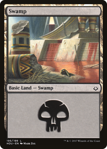 {B}[HOU 195] Swamp (195) [Hour of Devastation]