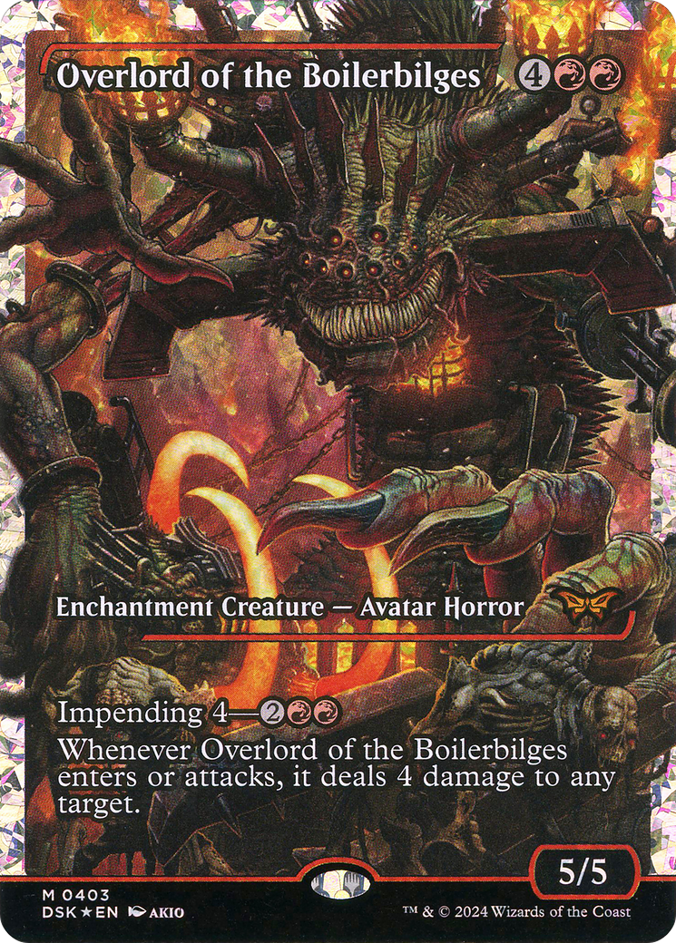 {@R} Overlord of the Boilerbilges (Japan Showcase) (Japanese - Fracture Foil) [Duskmourn: House of Horror][JP DSK 403]