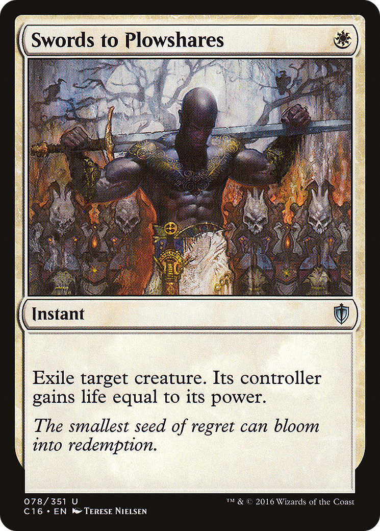 {C} Swords to Plowshares [Commander 2016][C16 078] - Misty Mountain Games