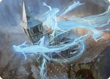 {A} Hallowed Haunting Art Card [Innistrad: Crimson Vow Art Series][AVOW 012]