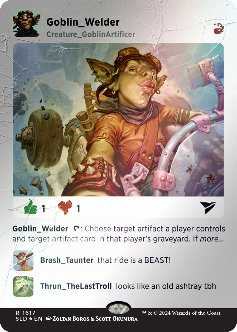 {R} Goblin Welder (Rainbow Foil) [Secret Lair Drop Series][RBF SLD 1617]