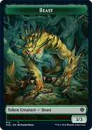 {C} Beast // Beast Double-Sided Token [Starter Commander Decks][SCD 000]