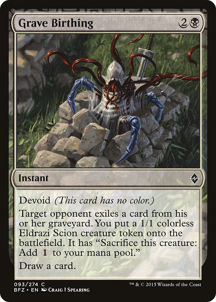 {C} Grave Birthing [Battle for Zendikar][BFZ 093]