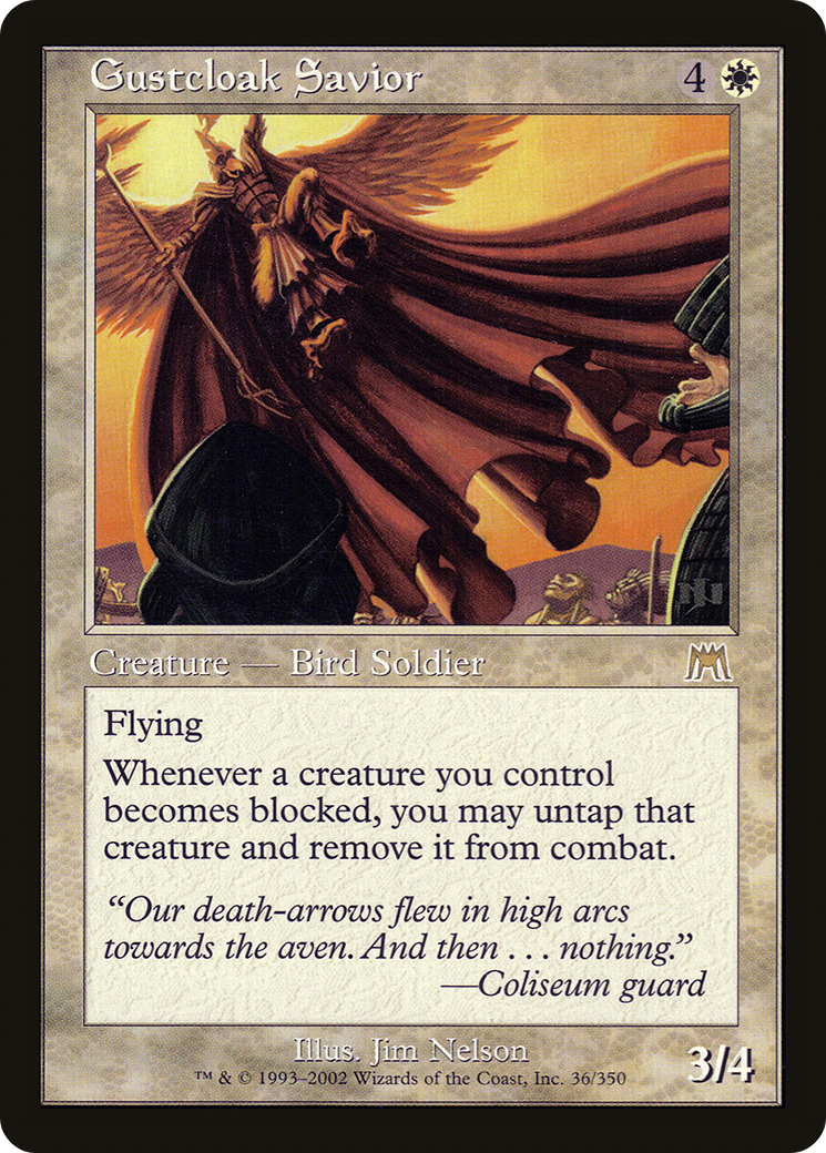 {R} Gustcloak Savior [Onslaught][ONS 036] - Misty Mountain Games